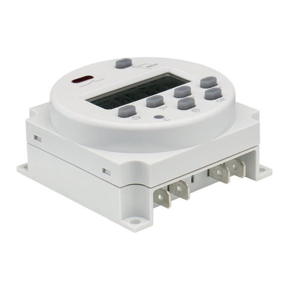 CSYANXING Digital Weekly Timer Relay 12V DC 16A Capacity 17 Programs Per Day Power Off Memory Function for Production