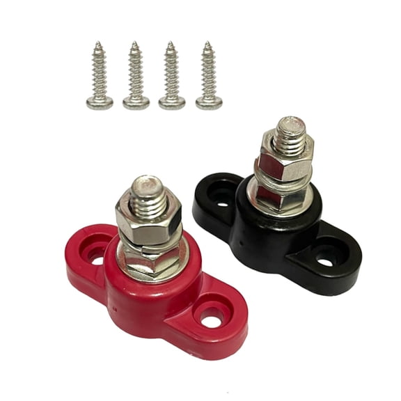 CSYANXING Dual Stud Battery Terminal Block for Heavy Duty Automotive Marine Solar Power Connections