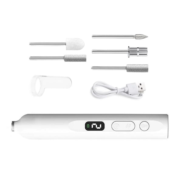 CSYANXING Electric Nail Care Kit for Beginners and Professionals with Removable Dust Cover 1 Hour Battery Life and Clockwise Counterclockwise