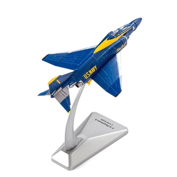 CSYANXING F-4 Phantom II Fighter Model US Navy 1:144 Scale Die Cast Alloy 14cm x 9.5cm for Birthday Christmas New Year Gift