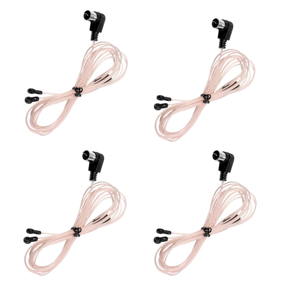 CSYANXING FM Radio Dipole Antenna F Shape Interface 75 Ohm Impedance 70cm Single Side Length For Audio Stereo Receiver