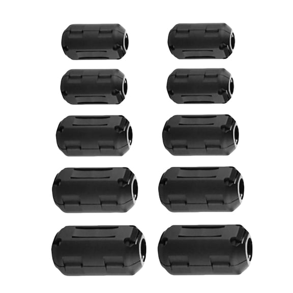 CSYANXING Ferrite Ring Core Cable Clip for Noise Suppression 10PCS Easy Install 3.5 5 7 9 13mm for LED Light Radio Static Reduction