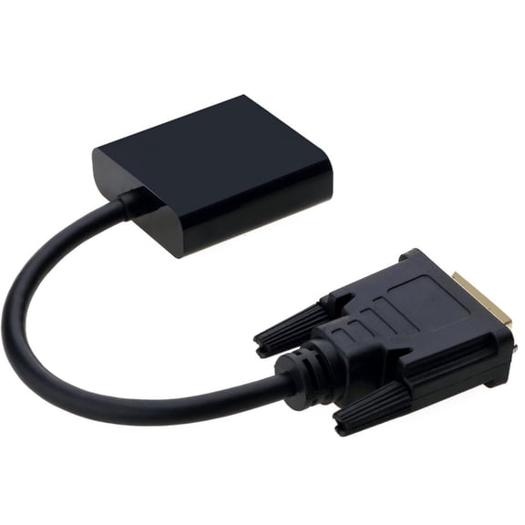 CSYANXING For Lenovo Dell HP Asus DVI to VGA Converter 20cm Adapter Cable 1080P PC Graphics Plug and Play Reliable