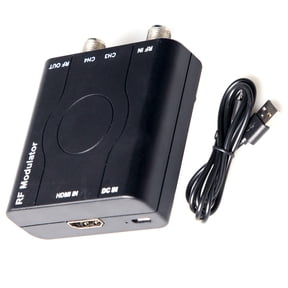 CSYANXING HD to RF Adapter NTSC Modulator 1080P Plug and Play Coaxial Converter for TV Box Game Consoles DVD