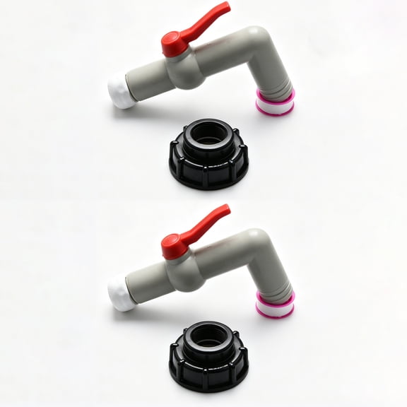 CSYANXING IBC Container Drain Tap 32mm Port 90 Degree Design for Car Washing Garden Irrigation System