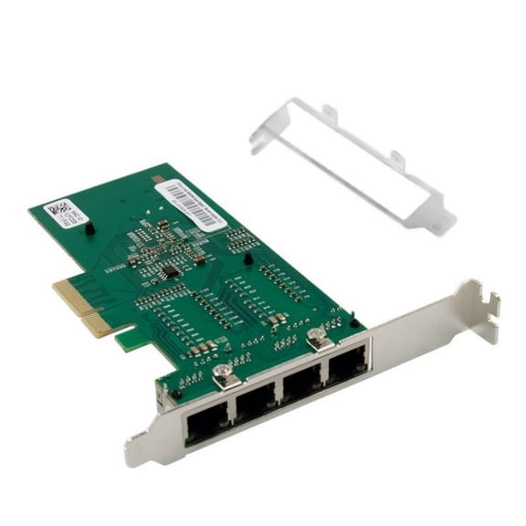 CSYANXING Intel I350 4 Port Gigabit Ethernet Card for Windows Server and Linux with PCIE X4 X8 X16 Interface