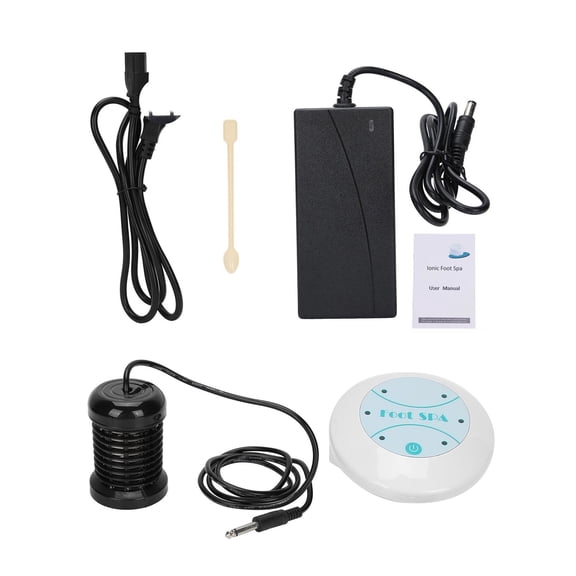 CSYANXING Ionic Detox Machine Foot Bath for Relaxation Pain Relief Weight Loss Home Use Portable White ABS