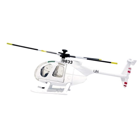 CSYANXING MH-6 Little Bird US Army Helicopter Replica 1:100 Scale Alloy Model 2.8” Decor Collectors Gift Display