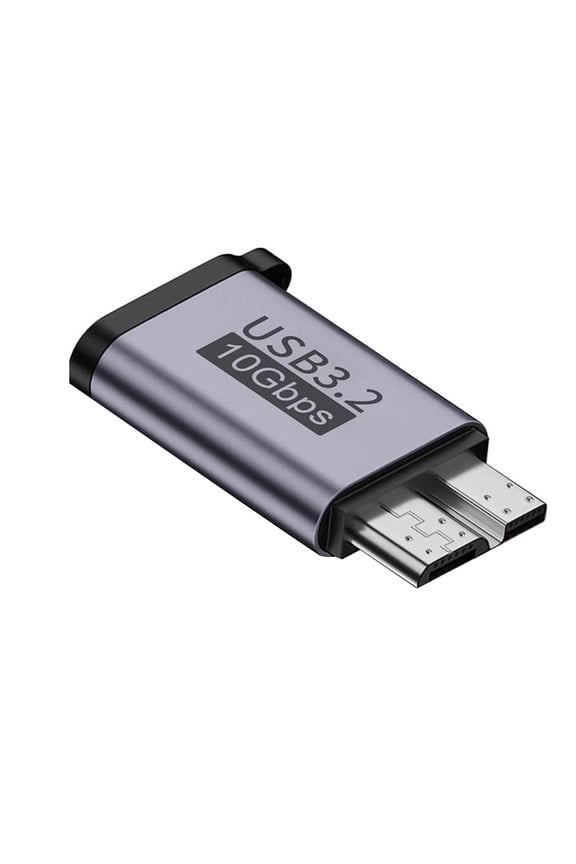 Micro B USB 3.0 Male To Type-C Female Adapter Driver Free Design Keychain Portable For Laptop Computer