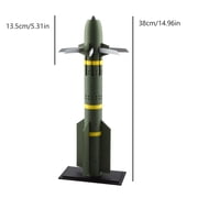 CSYANXING Model Missile AGM-114R9X Hellfire 14 Scale 38cm Realistic Detail Air-to-Ground Replica for Display Collection