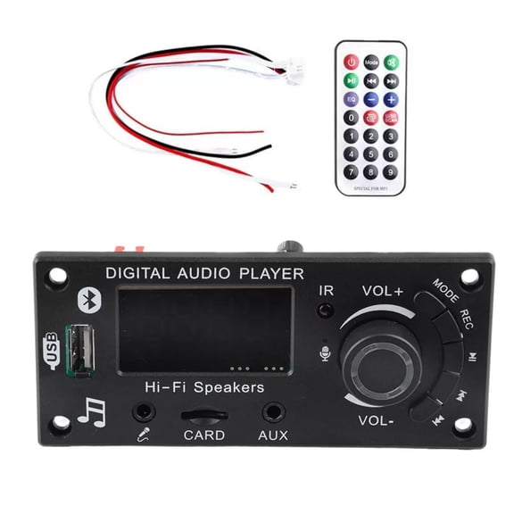 CSYANXING Multifunctional Bluetooth 5.0 Amplifier Decoder Board 2x50W MP3 USB TF FM AUX Recorder