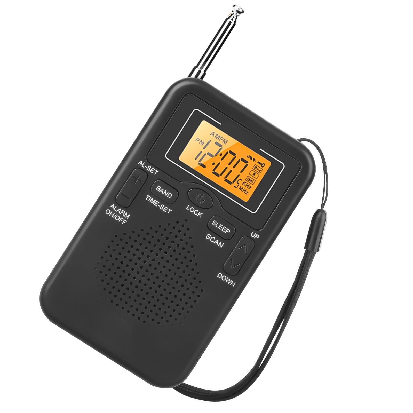 CSYANXING Portable AM FM Digital Radio with Built-in Speaker 3.5mm Jack ...