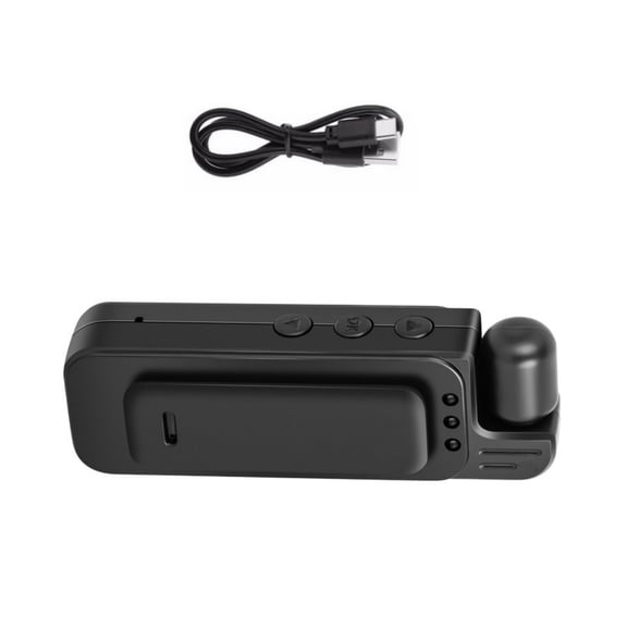 CSYANXING Portable Mini Camera 1080P Rotating Lens IR Night Vision Loop Record 128GB for Law Enforcement Dash Cam