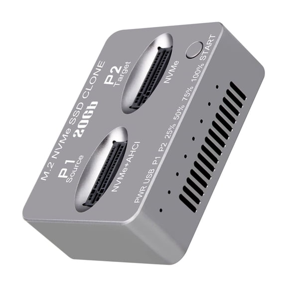 CSYANXING Portable NVME M.2 Docking Station for On-The-Go Data Access, Supports Multiple SSD Types, for Travelers