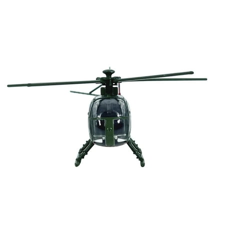 CSYANXING Precision-Crafted US Army OH-6A Cayuse Helicopter Model, Ideal for Showcasing Aviation Milestones