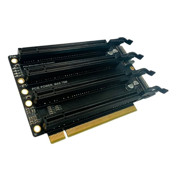 CSYANXING Premium PCIE Splitter Card for Professional Use X16 to 4X4, Reliable for All Hardware Needs
