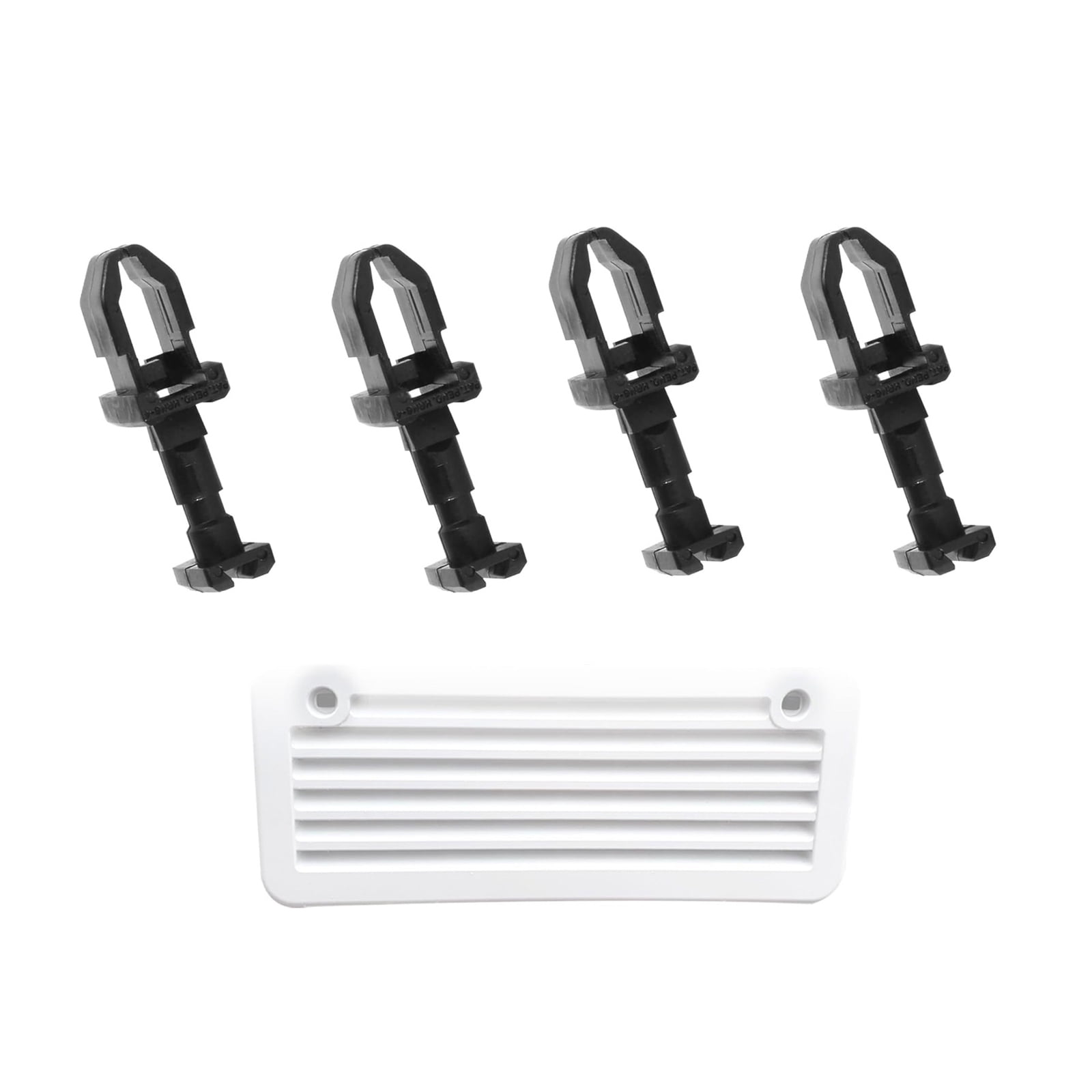 RV Refrigerator Vent Door Latch Clip – 6-Pack, Plastic Replacement 617772 For Norcold Vent Doors, Direct Fit