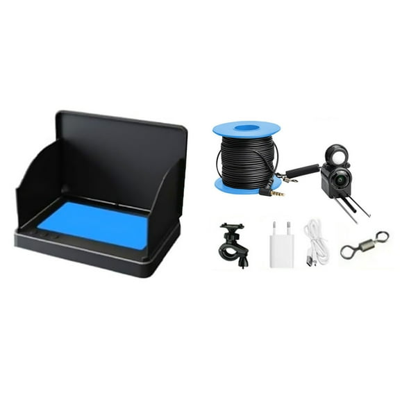 CSYANXING Rechargeable Fish Finder Camera 30m Cable 4.3 IPS Night Vision Ice Fishing Sea Fishing Great Visuals