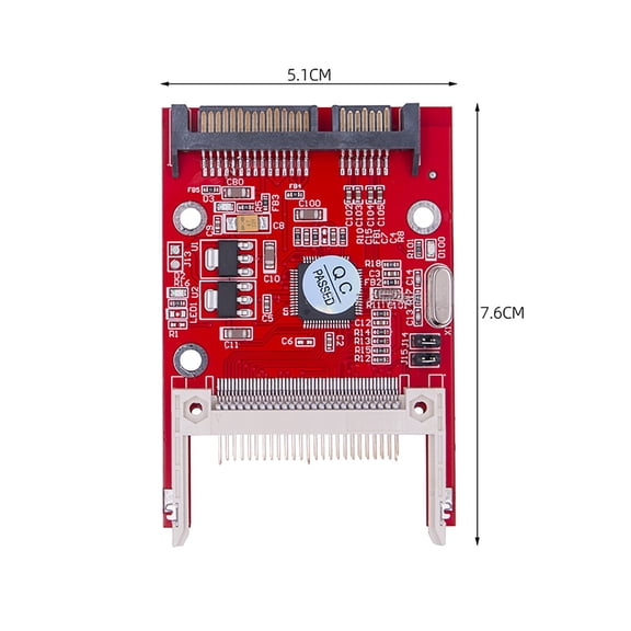 CSYANXING SATA Interface CF Adapter Red, Use CF as Laptop HDD for Ultra DMA Modes Converter