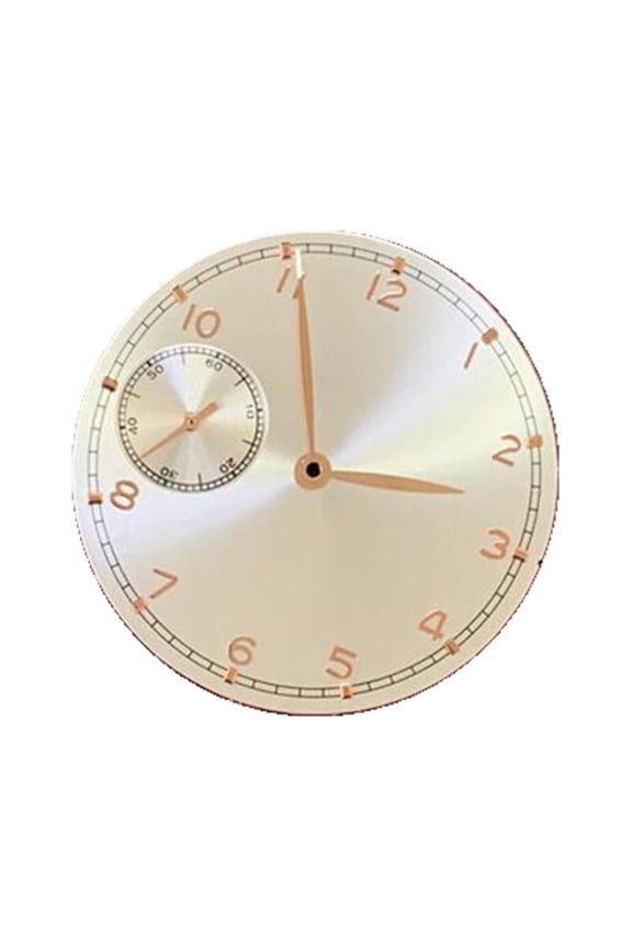 CSYANXING Standard Watch Dial 37mm 0.4mm Thickness With Complete Watch Hands Set Watch Modification Parts For ETA6497 Sea-Gull 3600 Movement