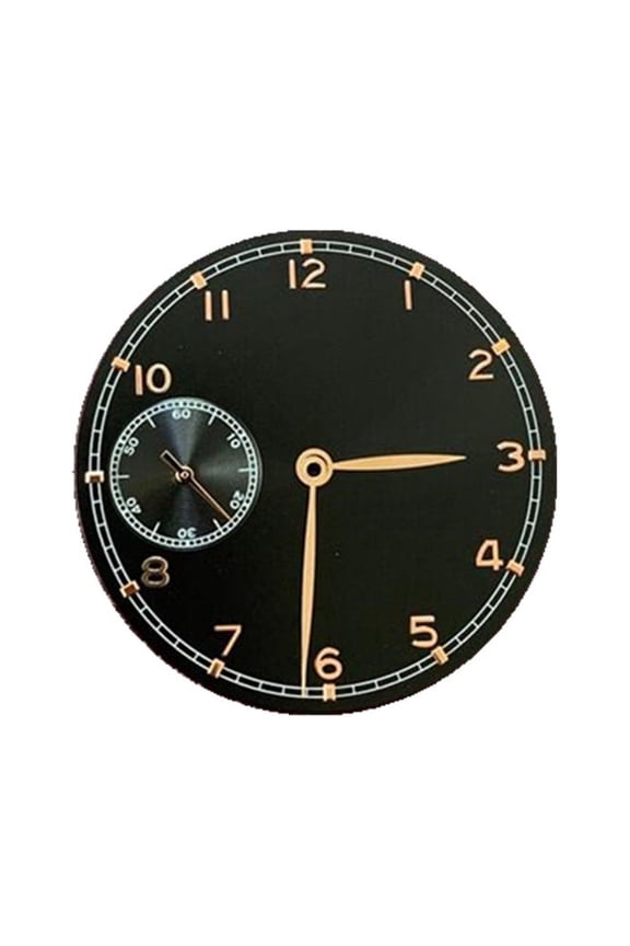 CSYANXING Standard Watch Dial 37mm 0.4mm Thickness With Complete Watch Hands Set Watch Modification Parts For ETA6497 Sea-Gull 3600 Movement