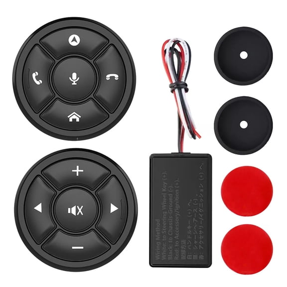 CSYANXING Steering Wheel Remote Control for Car 10 Button Multimedia DVD GPS Radio Wireless Safe Driving Easy