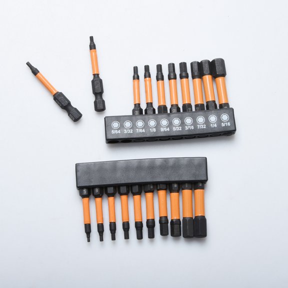 CSYANXING Torsion Zone Hex Bit Set Magnetic Design 2 Inch Length Metric Sae Combination For Industrial Maintenance Task