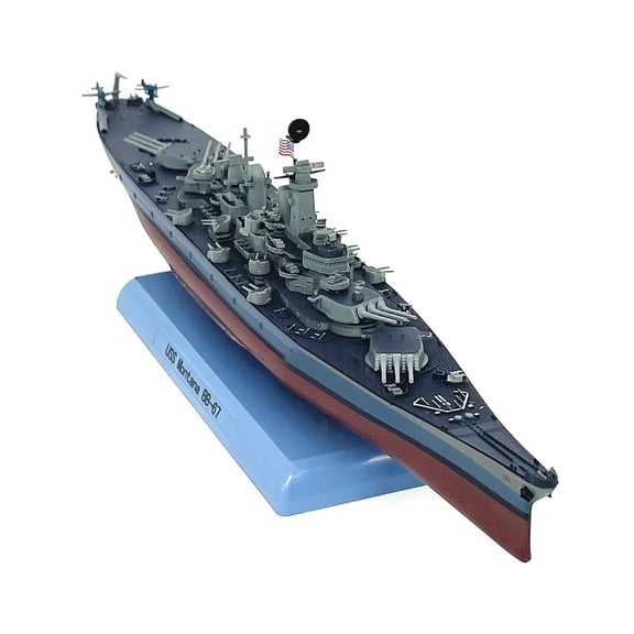 CSYANXING USS Montana BB-67 Diecast Battleship Model 1/1000 Scale WWII Navy Collection Display Gift for Him 11.2 Inch