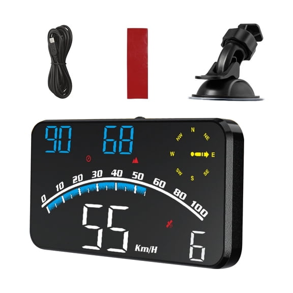CSYANXING Universal Vehicle GPS HUD G10 5V DC USB Interface 10Hz Refresh Rate Speed Time Trip Data For Car Dashboard Indication