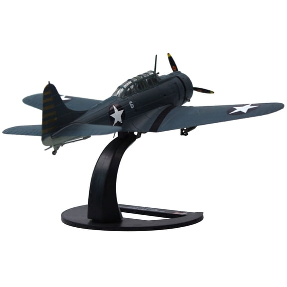 CSYANXING Us Navy Sbd Dauntless Dive Bomber Model 1/72 Scale Diecast Alloy Plastic For Aviation Model Collection Display