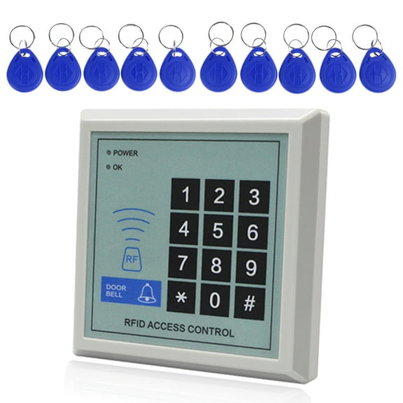 CSYANXING User-Friendly RFID Entry Control for Homes Simple Setup, Secure Access for Family Members, 10 Tags