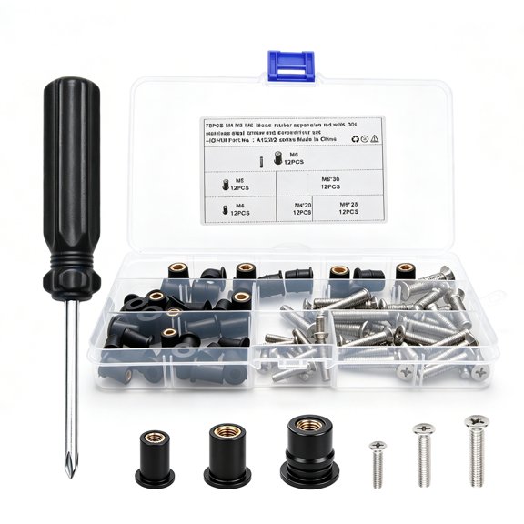 CSYANXING Well Nuts And Bolt Assortment Thin-Walled Material Mount For Sheet Metal Plastic Panel Attachment Parts