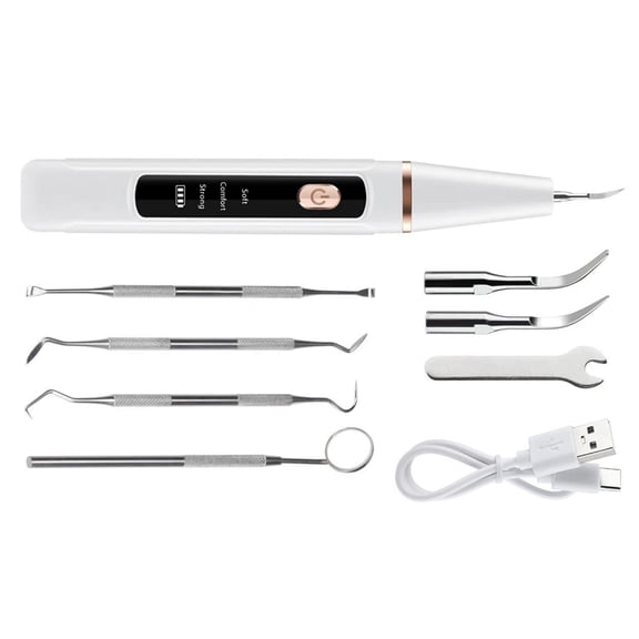 CSYANXING White Oral Care Dental Scaler For Tartar Plaque Removal 37KHZ High Frequency 10 Minute Safety Timer Type-C