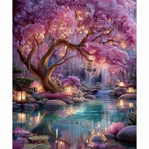 CSZPPQAF 5D Diamond Art for Adults Beginners-Ancient Tree,Full Round Drill Diamond Painting Kits, Relaxing Craft & Wall Decor