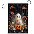 thumbnail image 1 of CSZPPQAF Halloween Garden Flags 12x18 Double Sided-Ghost,165 GSM Polyester Fall Yard Decoration Flags, Fade Resistant, 1 of 6