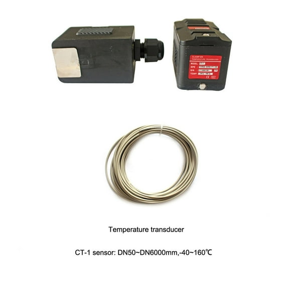 CT-1 Ultrasonic Flow Meter Sensor Ultrasonic Temperature Transducer PT100 (DN50-6000, -40~160), Used With TUF-2000M Or TUF-2000B ,Good Performance