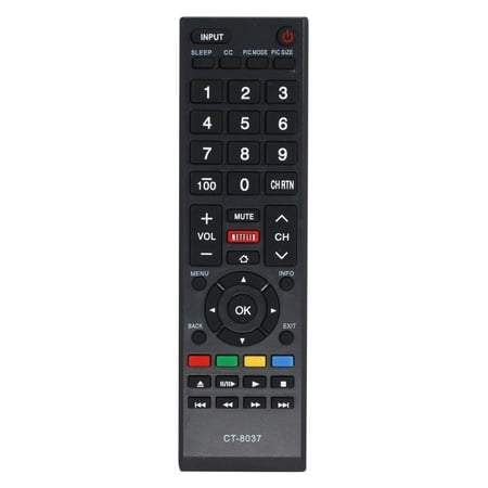 CT-8037 Remote Control Replacement - Compatible with Toshiba 40L3400 TV