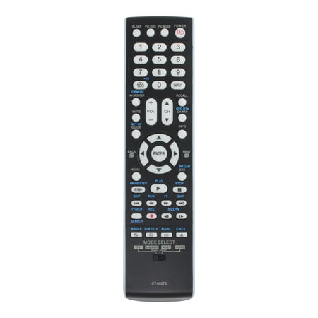 CT-90275 Remote Control Replacement - Compatible with Toshiba 42LZ196 TV
