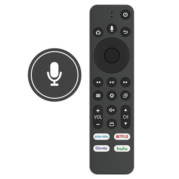CT-95018 NS-RCFNA-19 NS-RCFNA-21 Voice Replacement Remote Control, Fit for Insignia Toshiba Hisense TV CP-RC1NA-22 65U6HF 75U6HF 50U6HF 58U6HF NS-24F202NA23 NS-24F202NA23 NS-32F202NA23 NS-32F202NA23
