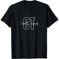 thumbnail image 1 of CT Computed Tomography Graphic Design Short Sleeve Black T Shirt Unisex Tee, 1 of 6