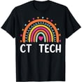 thumbnail image 1 of CT Tech Gifts Radiology Technician Boho CT technologist T T-Shirt, 1 of 4