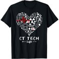 thumbnail image 1 of CT Tech Life Heart Funny Technologist T-Shirt, 1 of 3