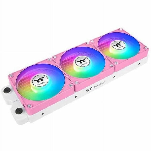 Thermaltake CT120 EX Reverse ARGB Sync PC Cooling Fan Bubble Pink (3-Fan Pack), 3 Pack