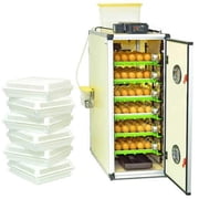 CT180SH Egg Incubator with Automatic Egg Turning & Perfect Humidity Controls, Set & Forget Design, Cabinet Incubators for Hatching Eggs, Incubate and Hatch 180 Chicken Eggs | Hatching Time