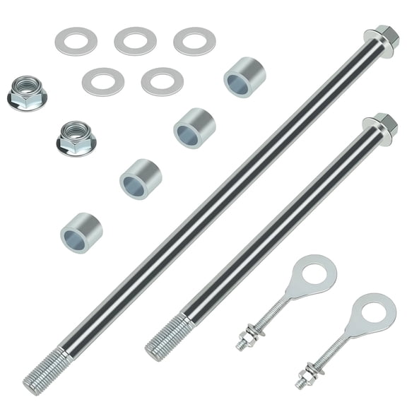 CT200U CT200UEX BT200X Front & Rear Axle Kit for Mini Bike, 196cc Off-Road, Includes Chain Adjuster, Nuts, Washers, and Seals for Easy Installation