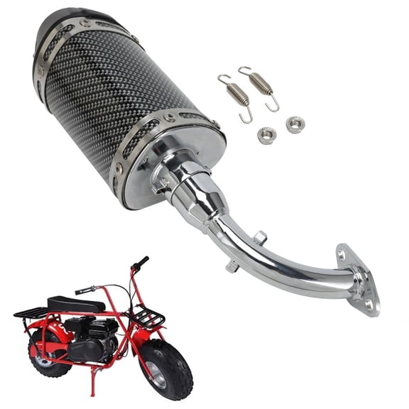 CT200U Mini Bike Full Exhaust Pipe Mufflers System for Coleman CT200U Motorcyce Dirt Bike