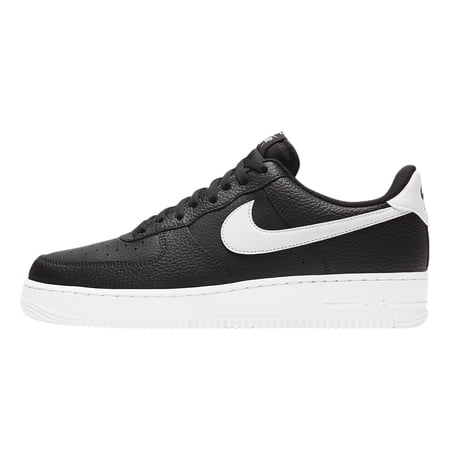 [CT2302-002] Mens Nike Air Force 1 Low '07 'Black White Pebbled Leather'