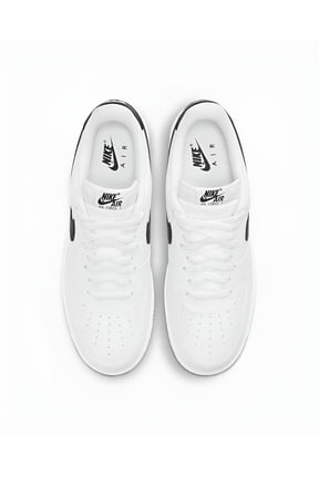 [CT2302-100] Mens Nike Air Force 1 Low '07 'White Black Pebbled Leather'