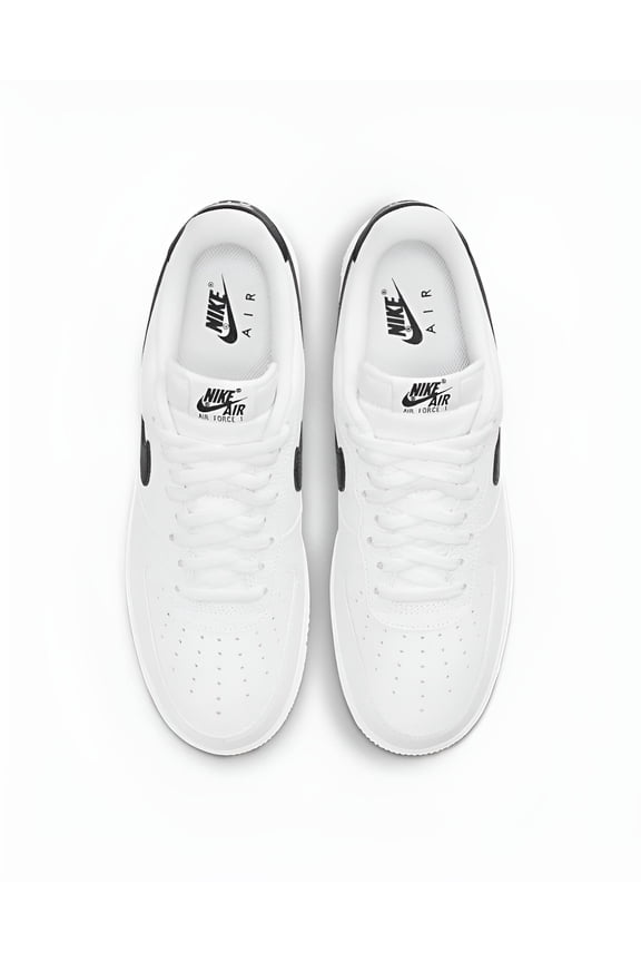 [CT2302-100] Mens Nike Air Force 1 Low '07 'White Black Pebbled Leather'