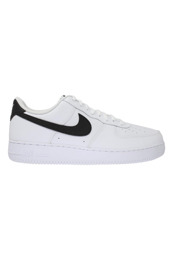 [CT2302-100] Mens Nike Air Force 1 Low '07 'White Black Pebbled Leather'